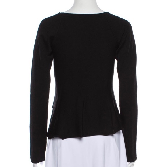 SAINT LAURENT size MED wool scoop neck SWEATER - Picture 3 of 10